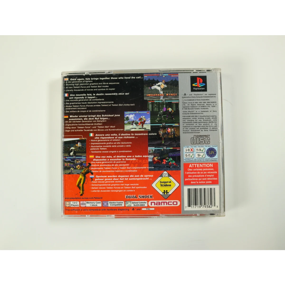 PlayStation 1 - Tekken 3 [Platinum] - productfoto 2