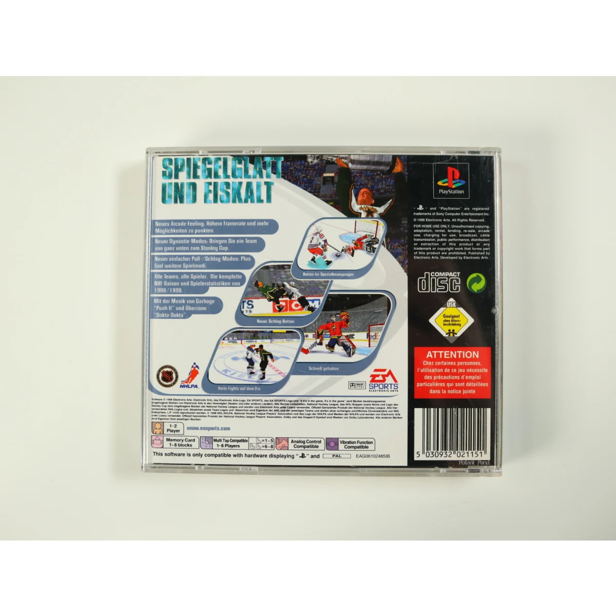 PlayStation 1 - NHL 2000 - productfoto 2
