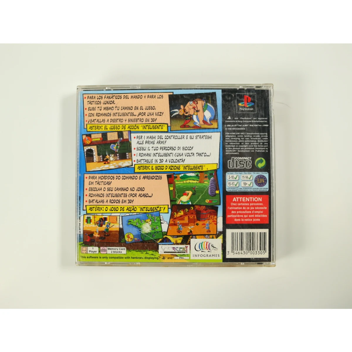 PlayStation 1 - Asterix - productfoto 2