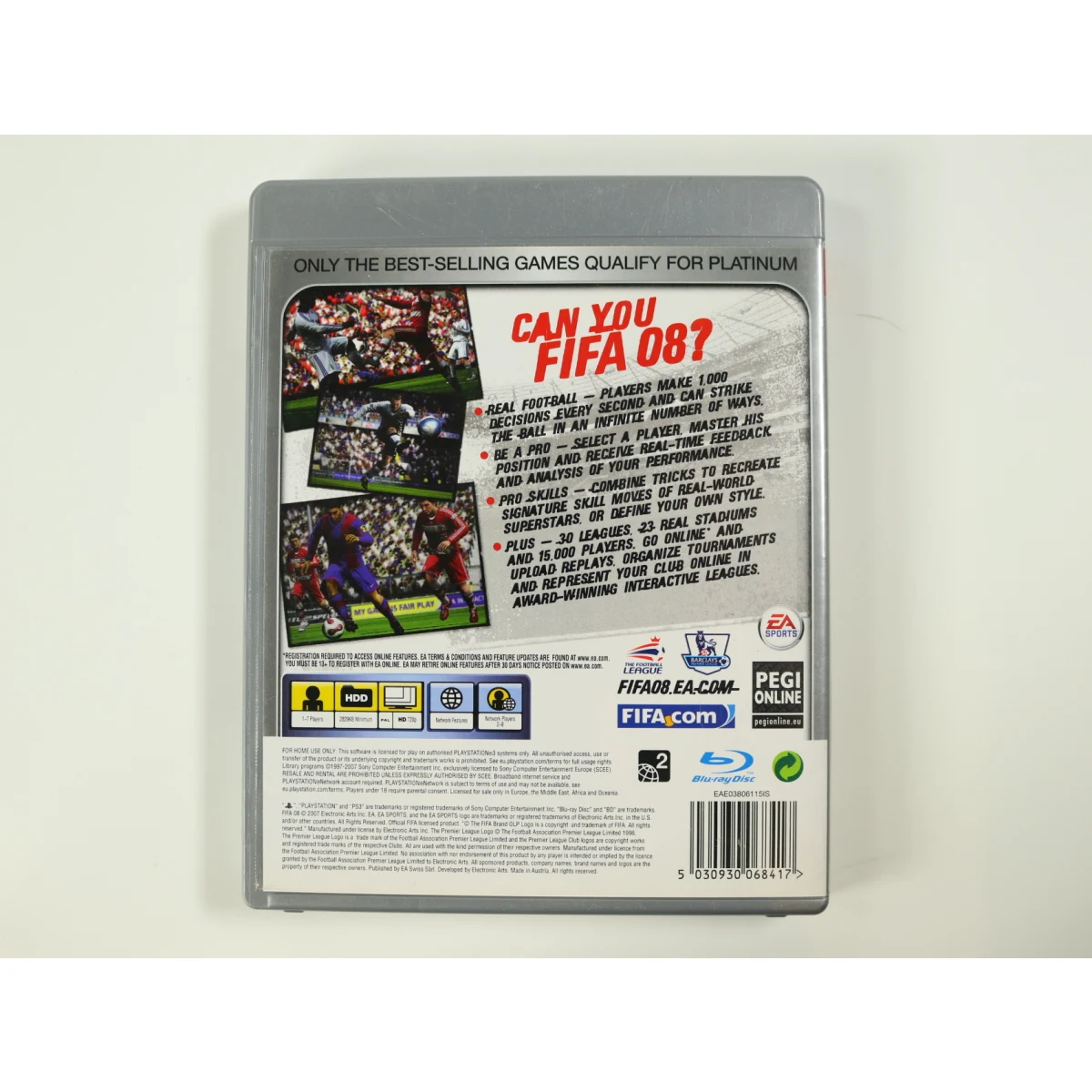 PlayStation 3 - FIFA 08 [Platinum] - productfoto 2