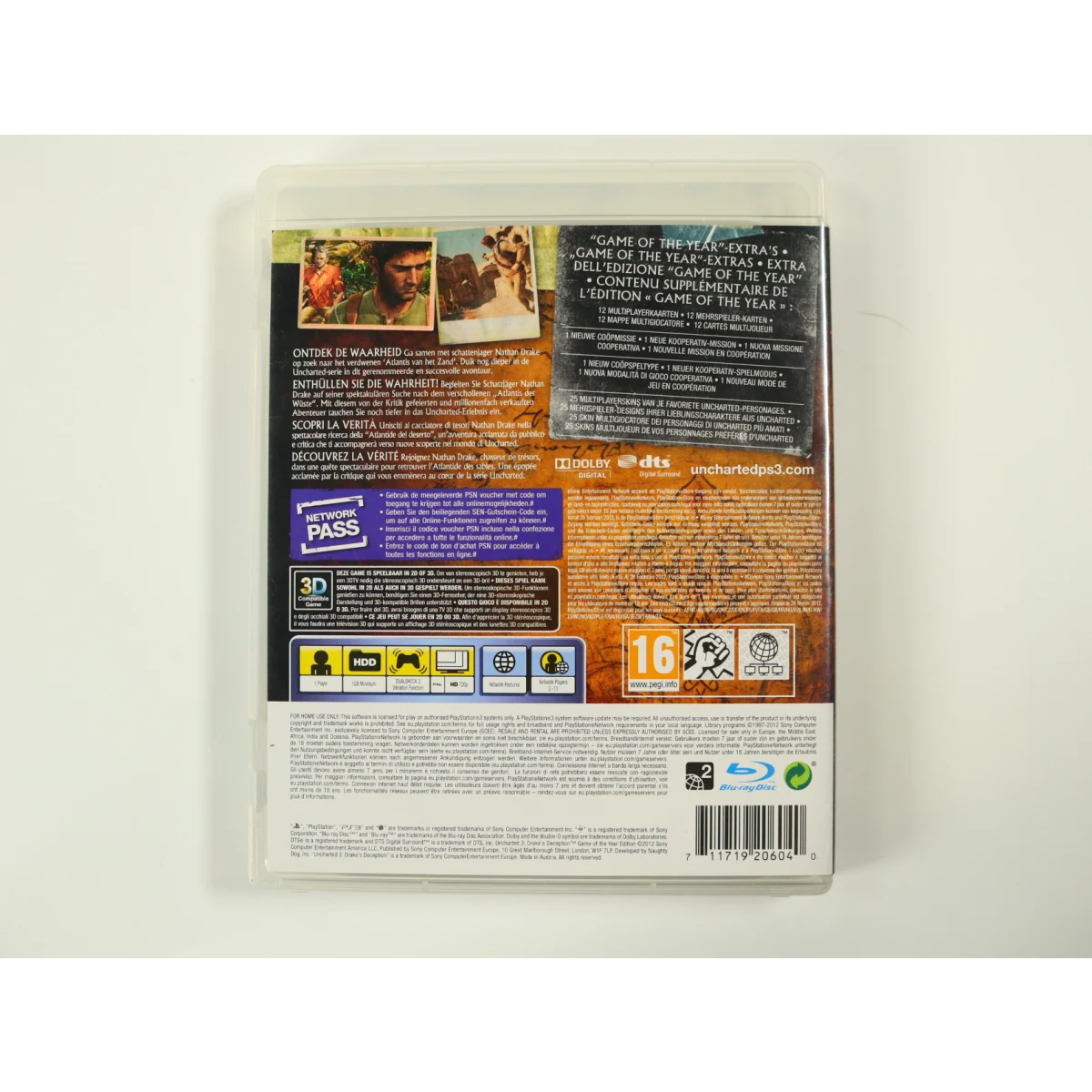 PlayStation 3 - Uncharted 3: Drake's Deception [Game of the Year Edition] - productfoto 2