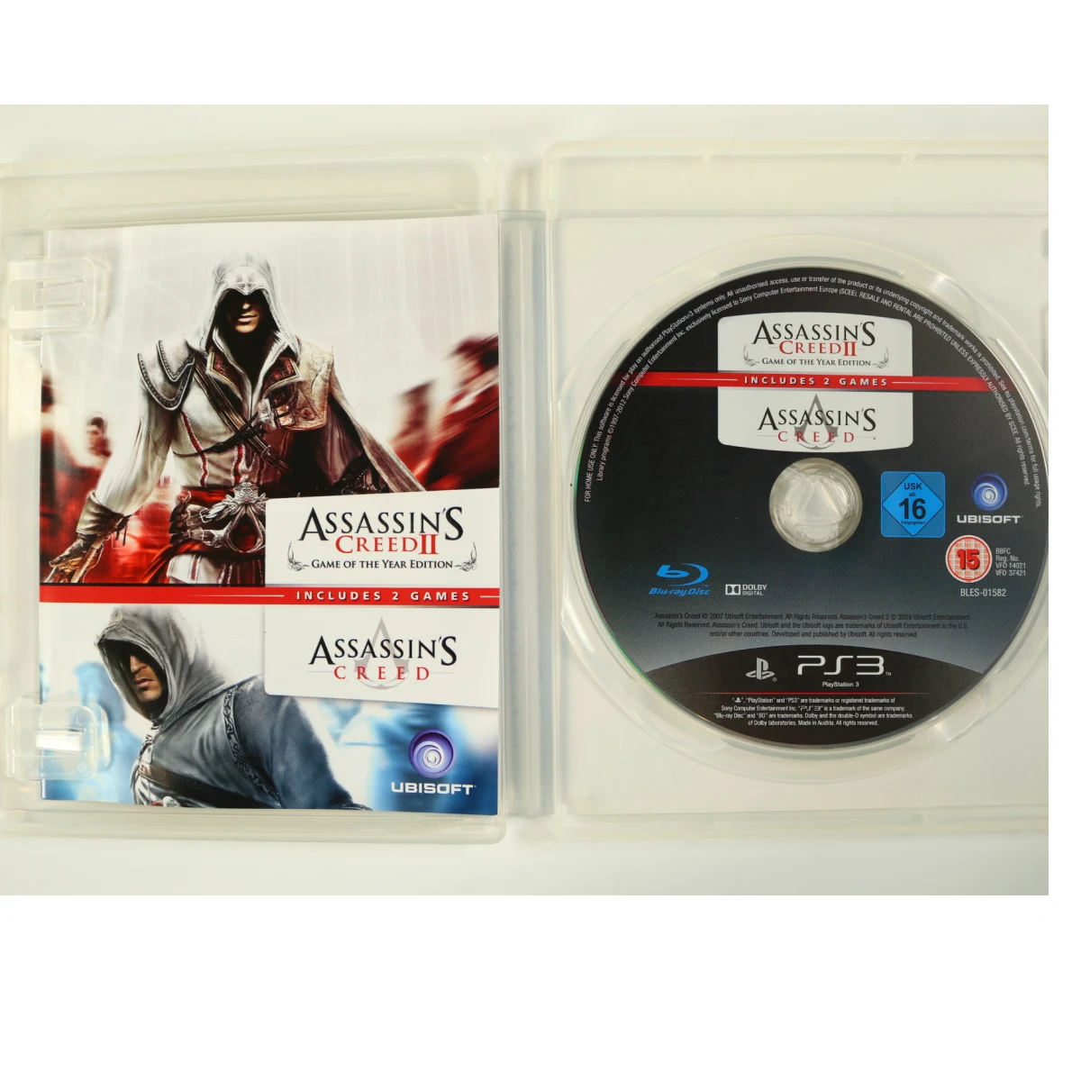 PlayStation 3 - Assassin's Creed I & II - productfoto 3