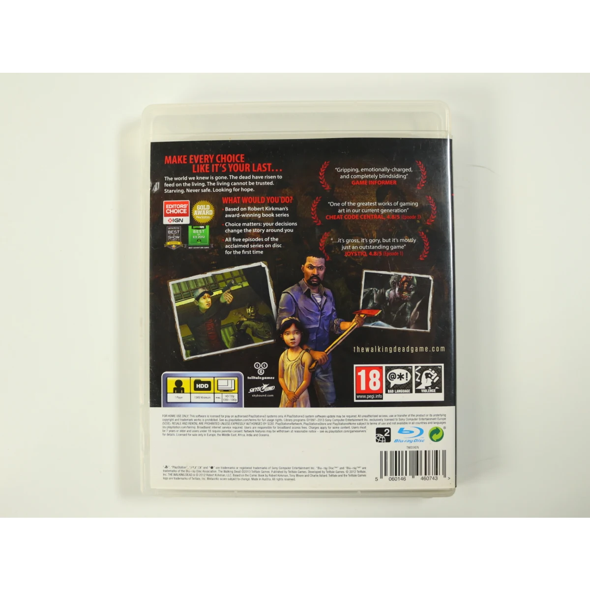 PlayStation 3 - The Walking Dead - productfoto 2