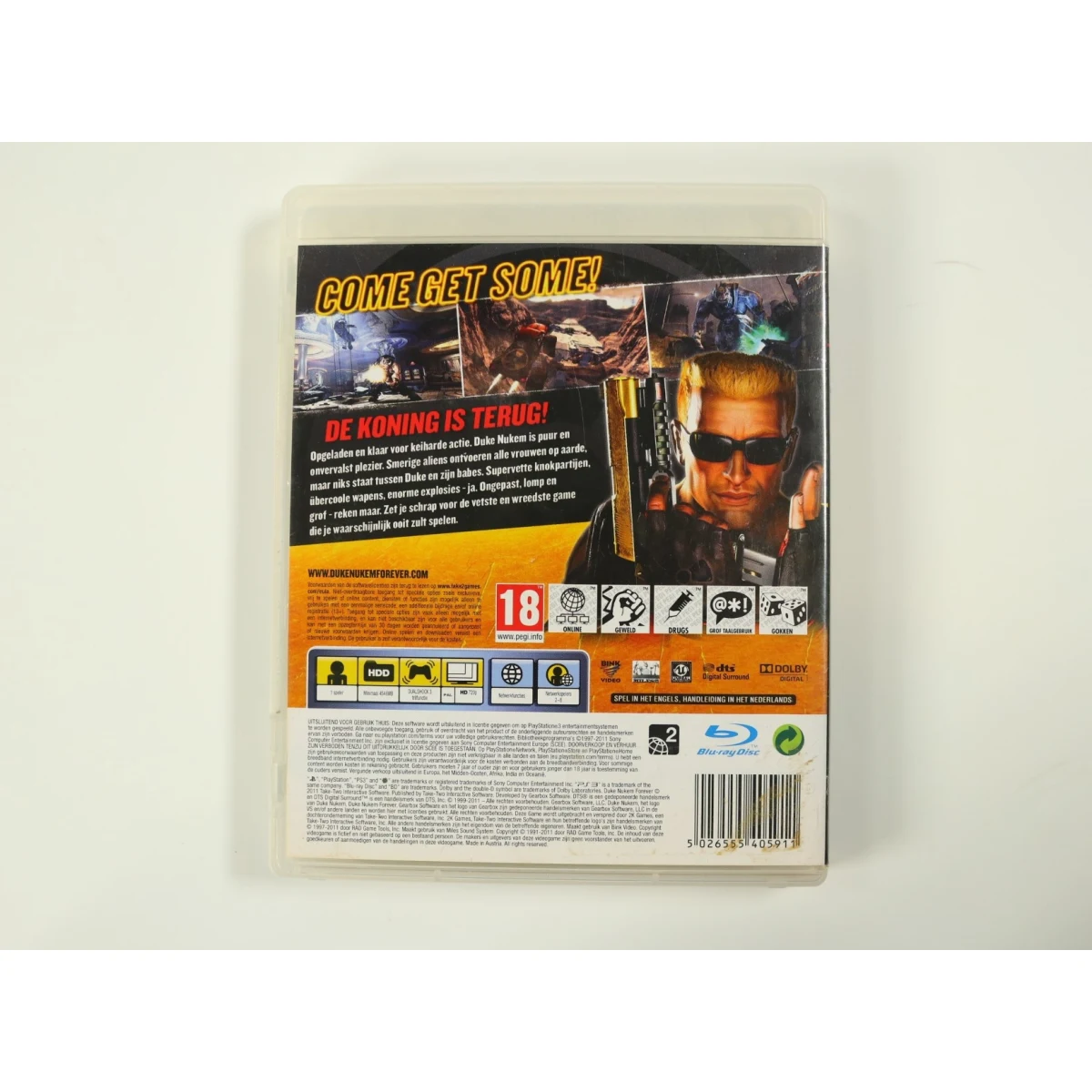 PlayStation 3 - Duke Nukem Forever - productfoto 2