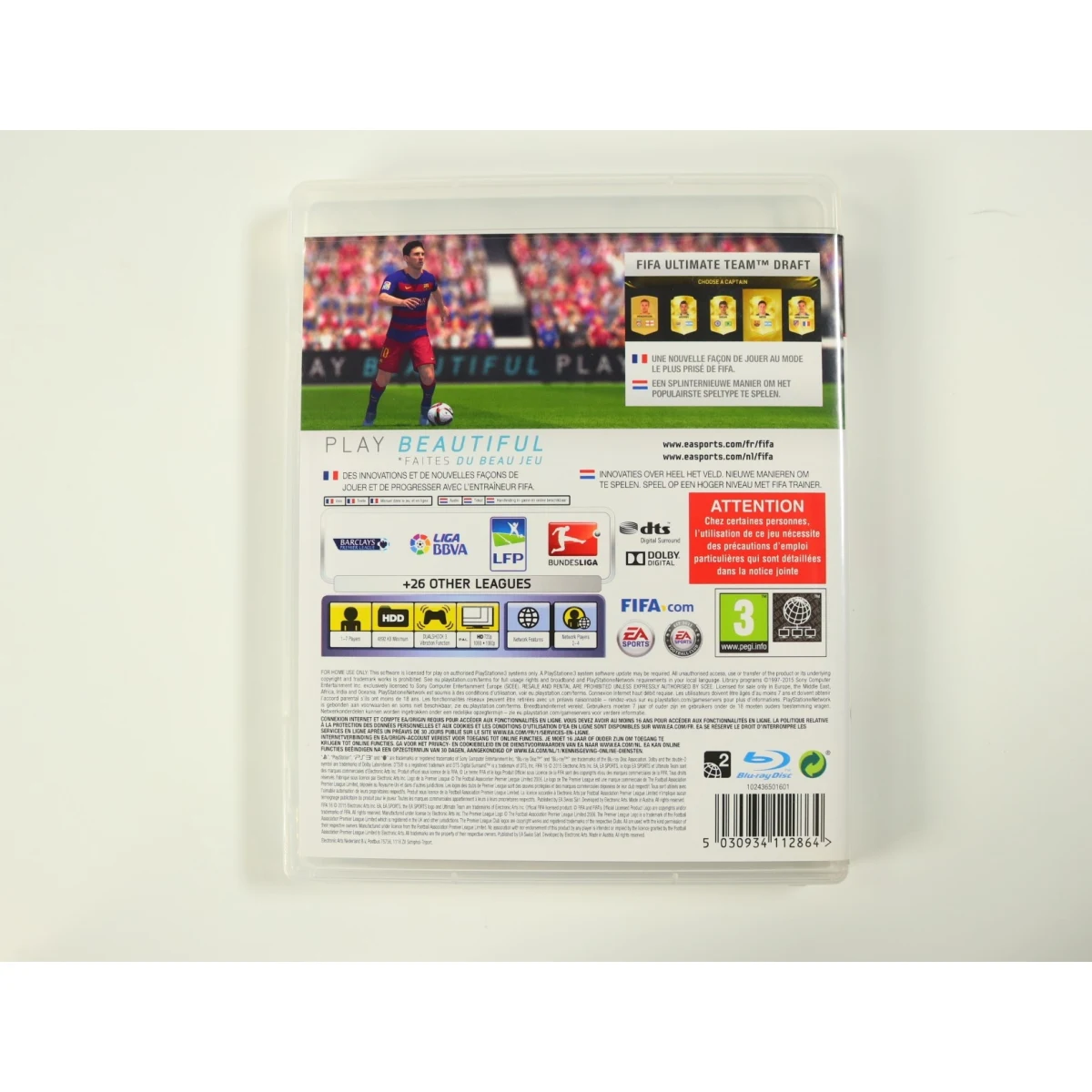 PlayStation 3 - FIFA 16 - productfoto 2