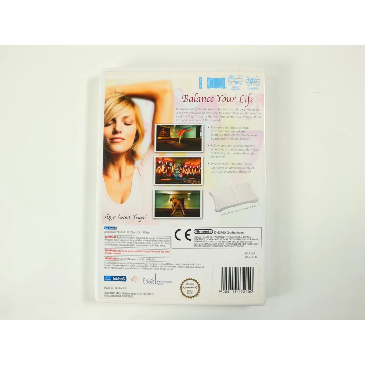 Wii - Yoga The First 100% Experience - productfoto 2