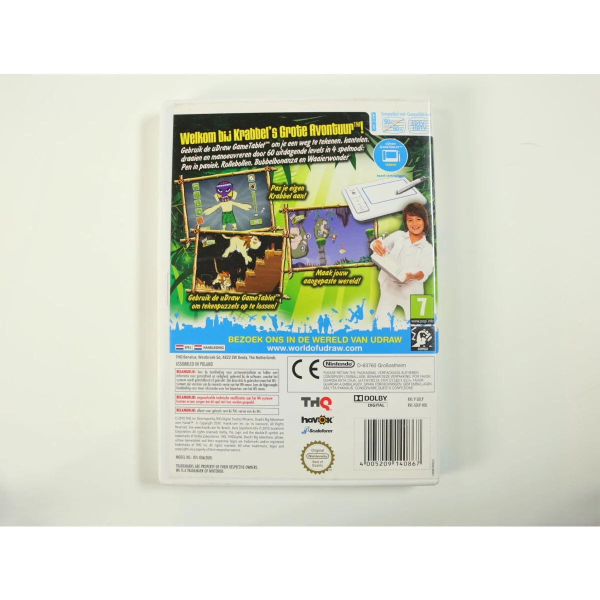 Wii - Krabbel's Grote Avontuur - productfoto 2