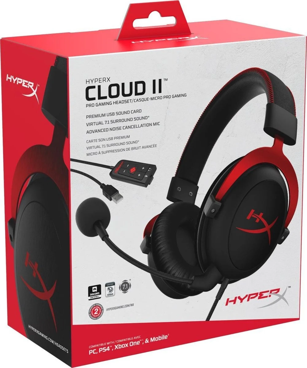 Cloud II Red - HyperX - productfoto 5
