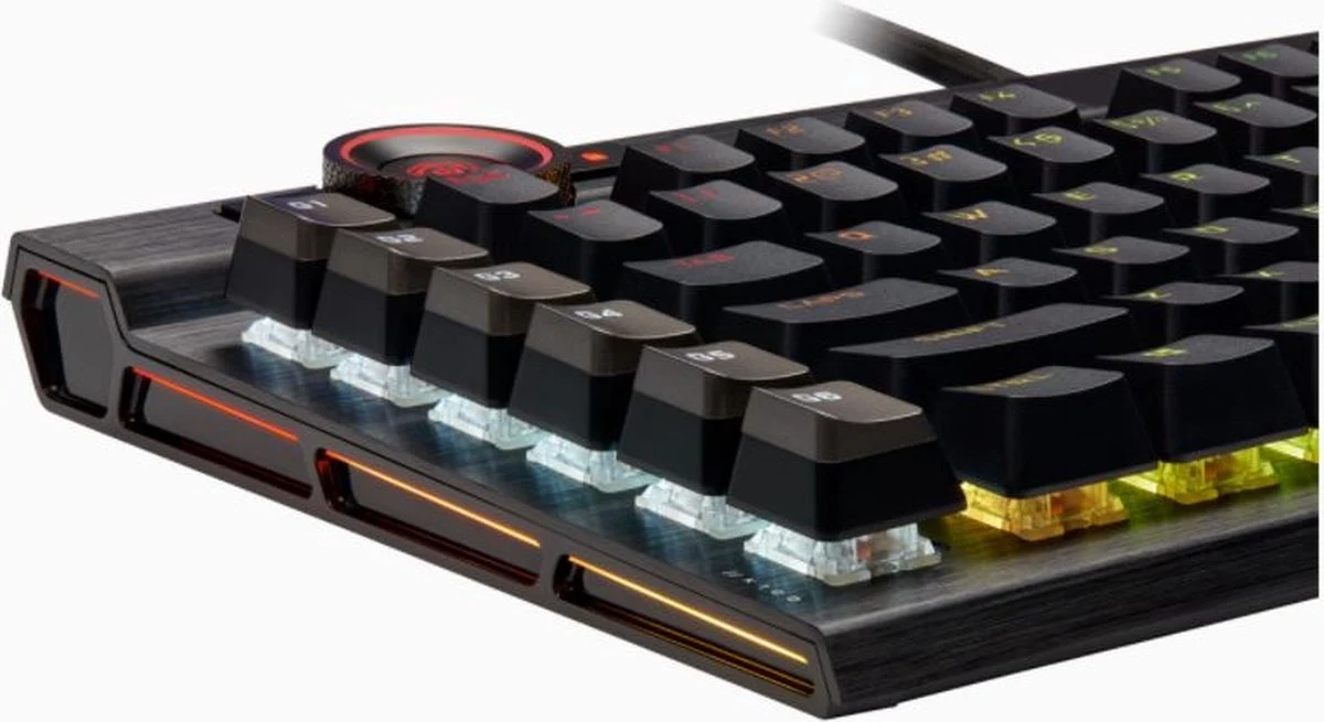 K100 RGB - OPX Switch - Qwerty US - Corsair - productfoto 4