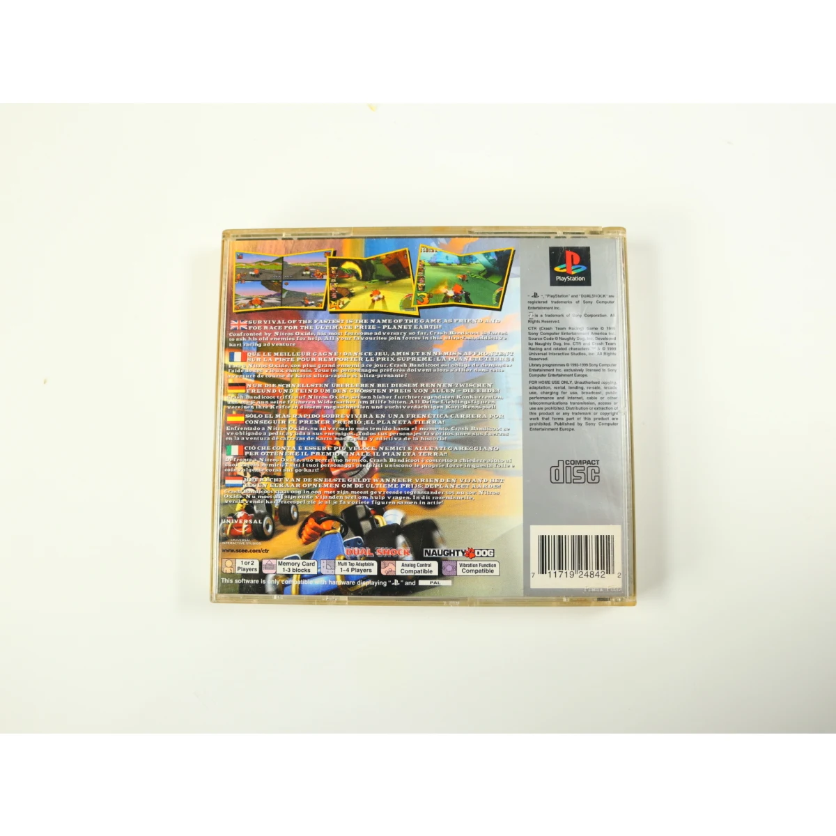 PlayStation 1 - Crash Team Racing [Platinum] - productfoto 2