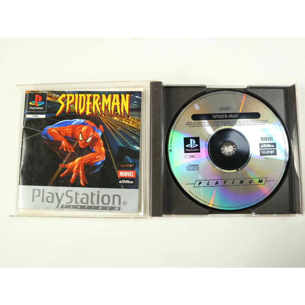 PlayStation 1 - Spider-Man [Platinum] - productfoto 3