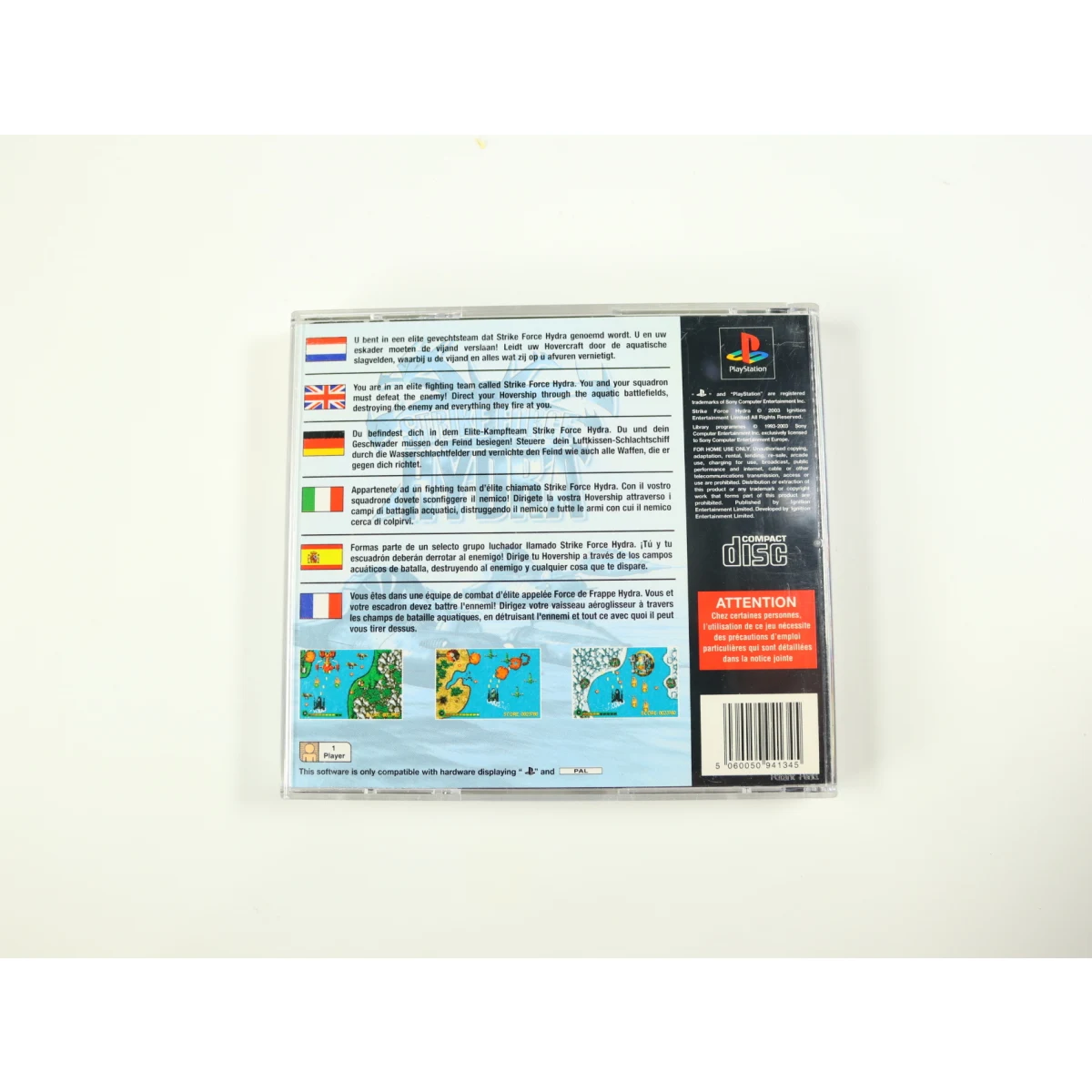 PlayStation 1 - Strike Force Hydra - productfoto 2