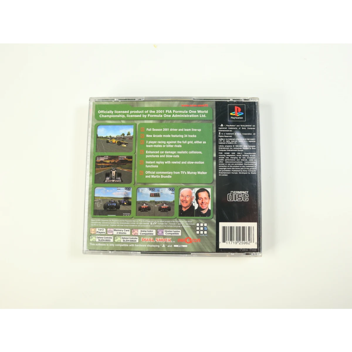 PlayStation 1 - Formula One 2001 - productfoto 2