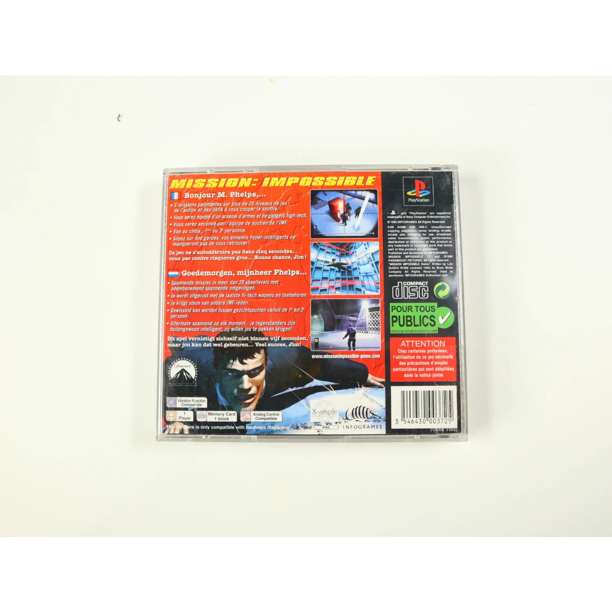 PlayStation 1 - Mission: Impossible - productfoto 2