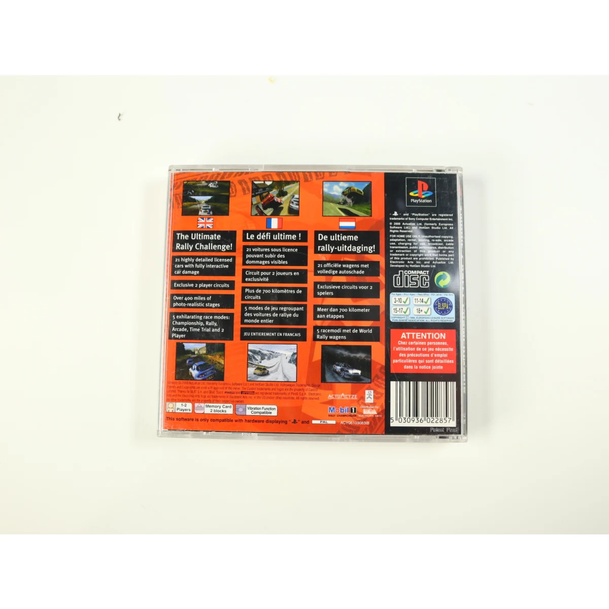 PlayStation 1 - Rally Championship - productfoto 2
