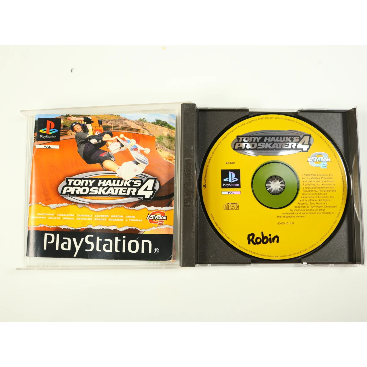PlayStation 1 - Tony Hawk's Pro Skater 4 - productfoto 3