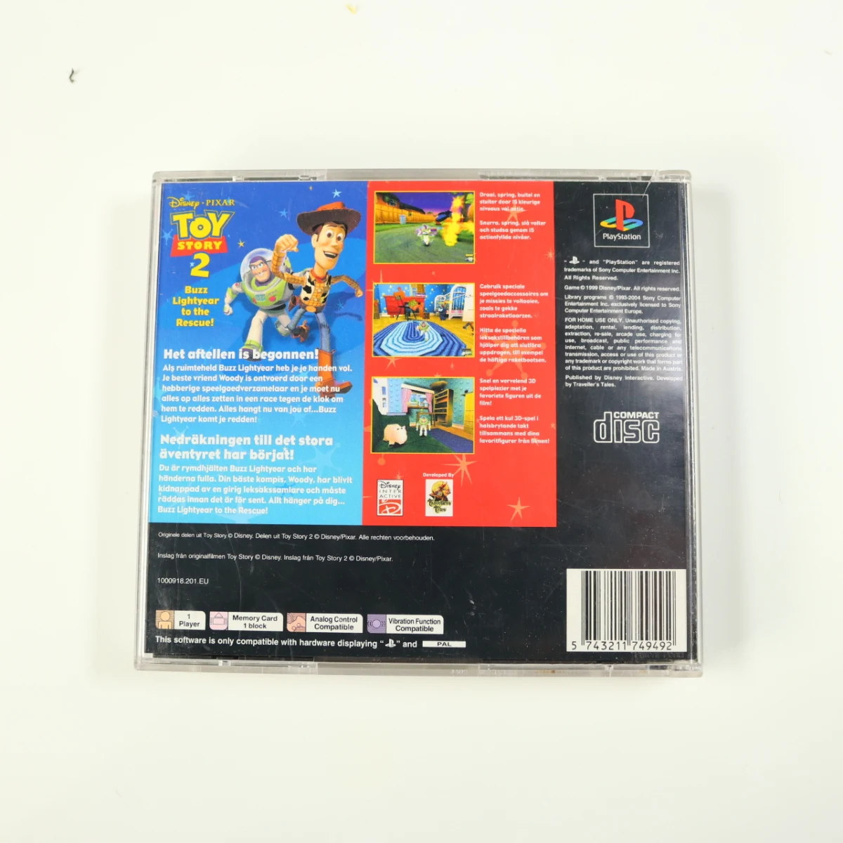 PlayStation 1 - Toy Story 2 - productfoto 2