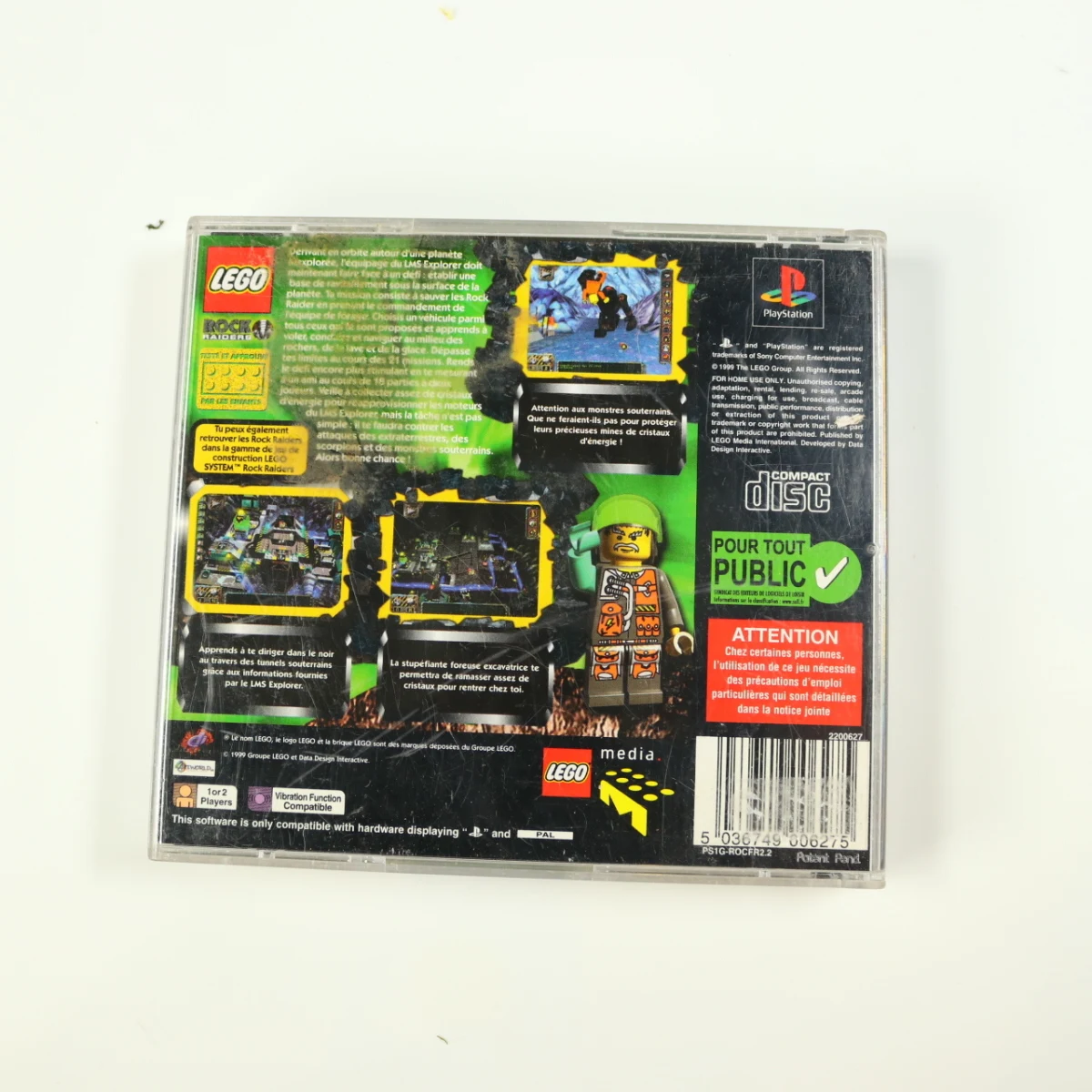 PlayStation 1 - Lego Rock Raiders [Geen Hoesje] - productfoto 2