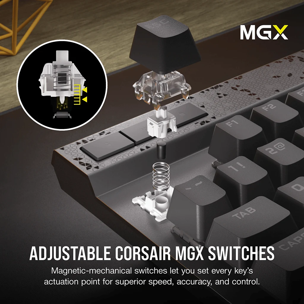 K70 Max RGB | Full - RGB - Mechanisch HE (QWERTY US) - productfoto 4