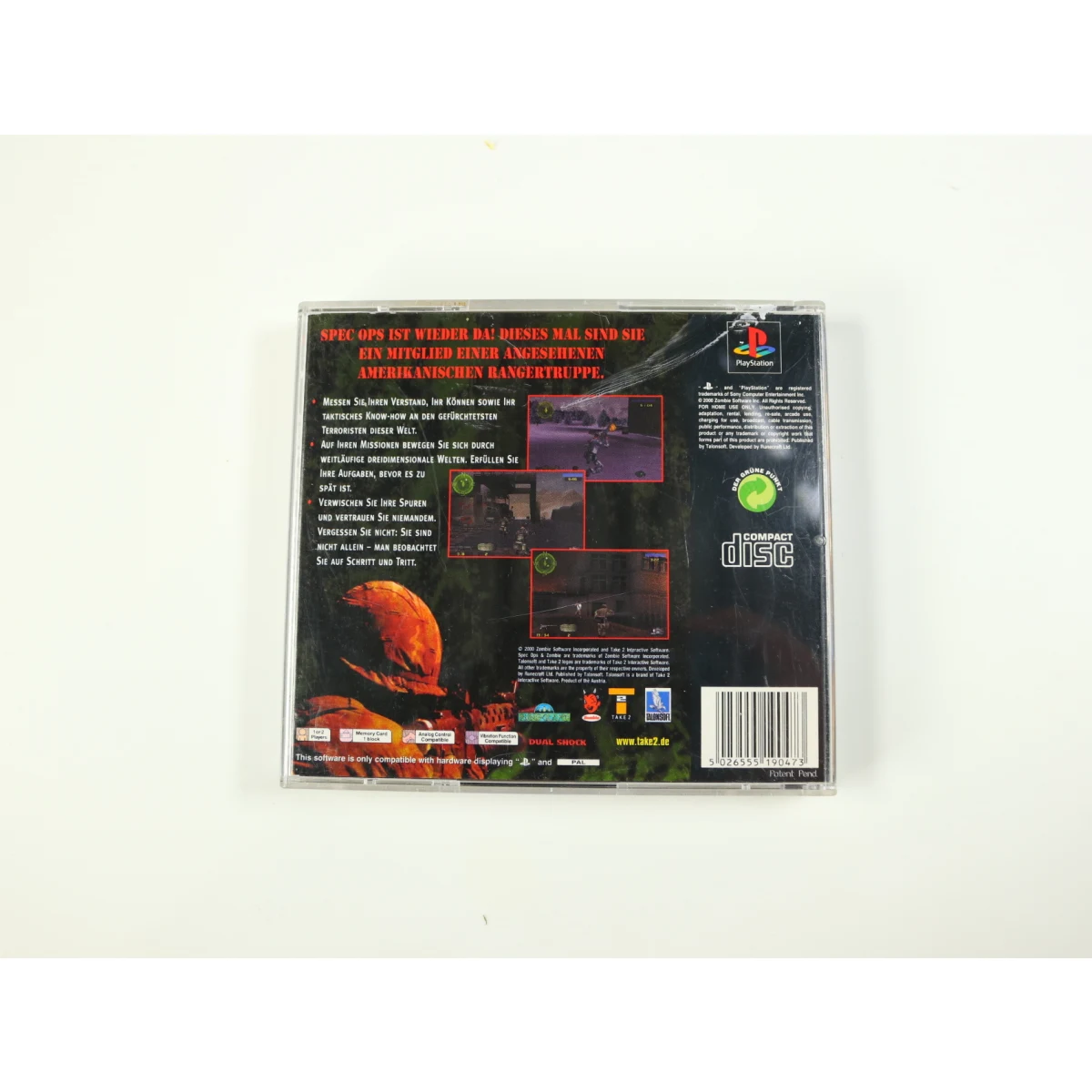 PlayStation 1 - Spec Ops: Ranger Elite - productfoto 2