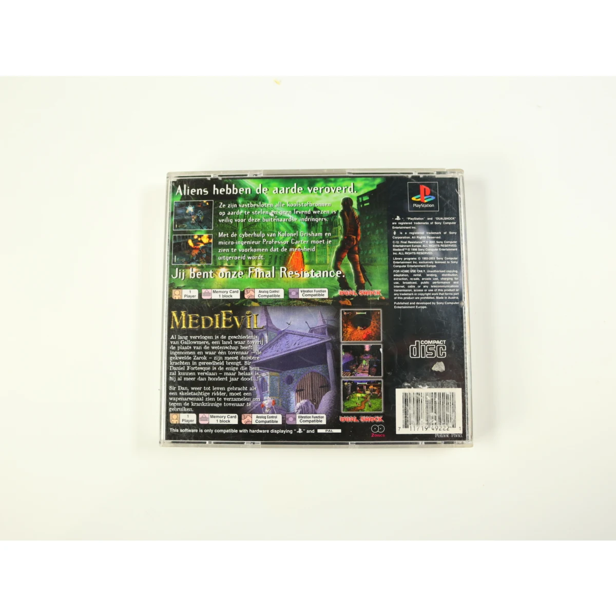 PlayStation 1 - C-12: Final Resistance & MediEvil - productfoto 2