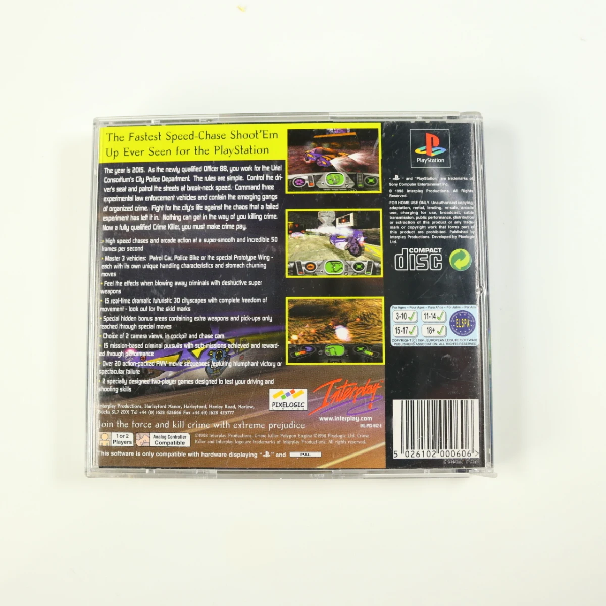PlayStation 1 - Crime Killer #2 - productfoto 2