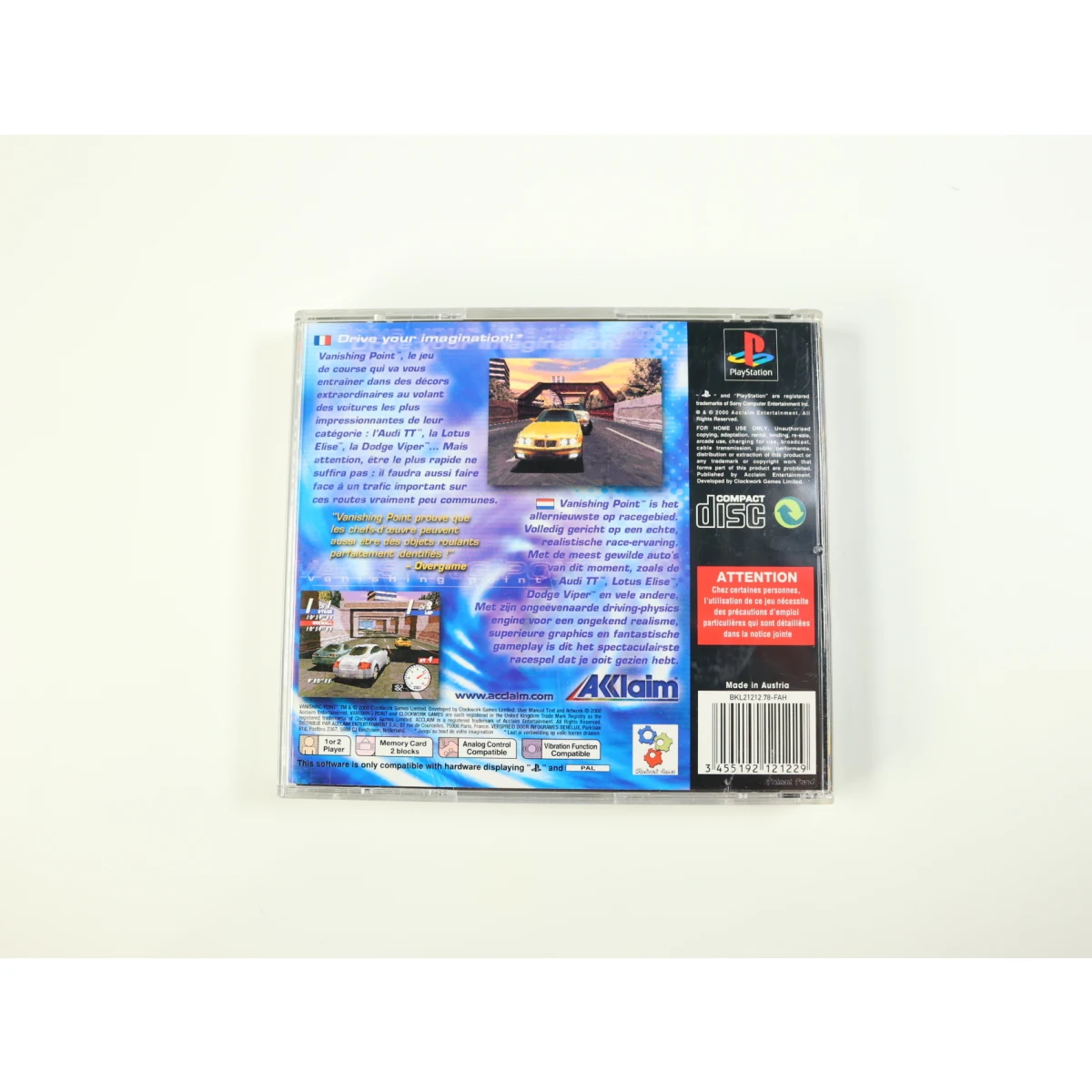 PlayStation 1 - Vanishing Point - productfoto 2