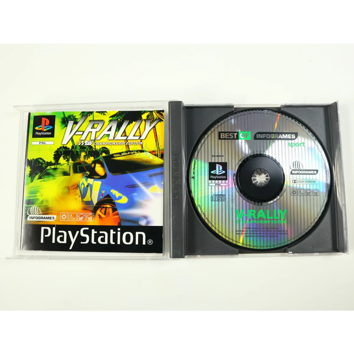 PlayStation 1 - V-Rally - productfoto 3