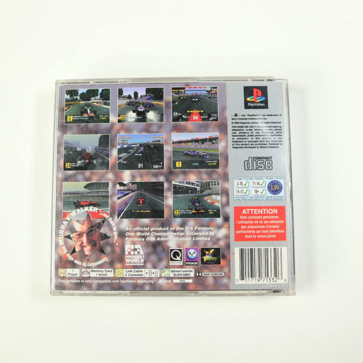 PlayStation 1 - Formula One [Platinum] - productfoto 2