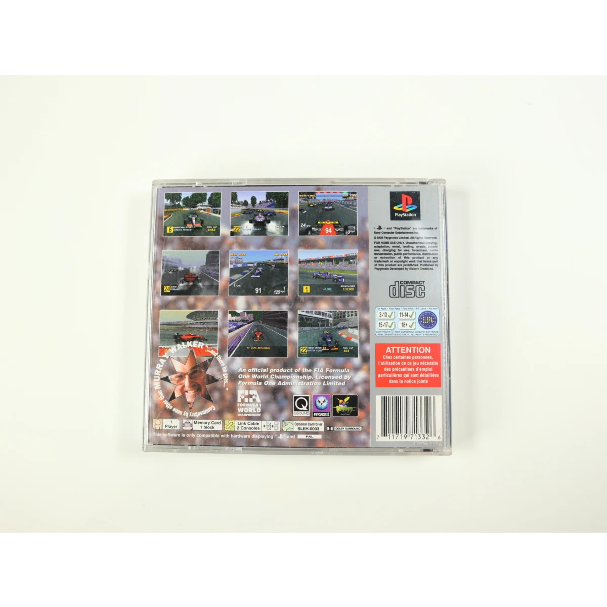 PlayStation 1 - Formula One [Platinum] - productfoto 2