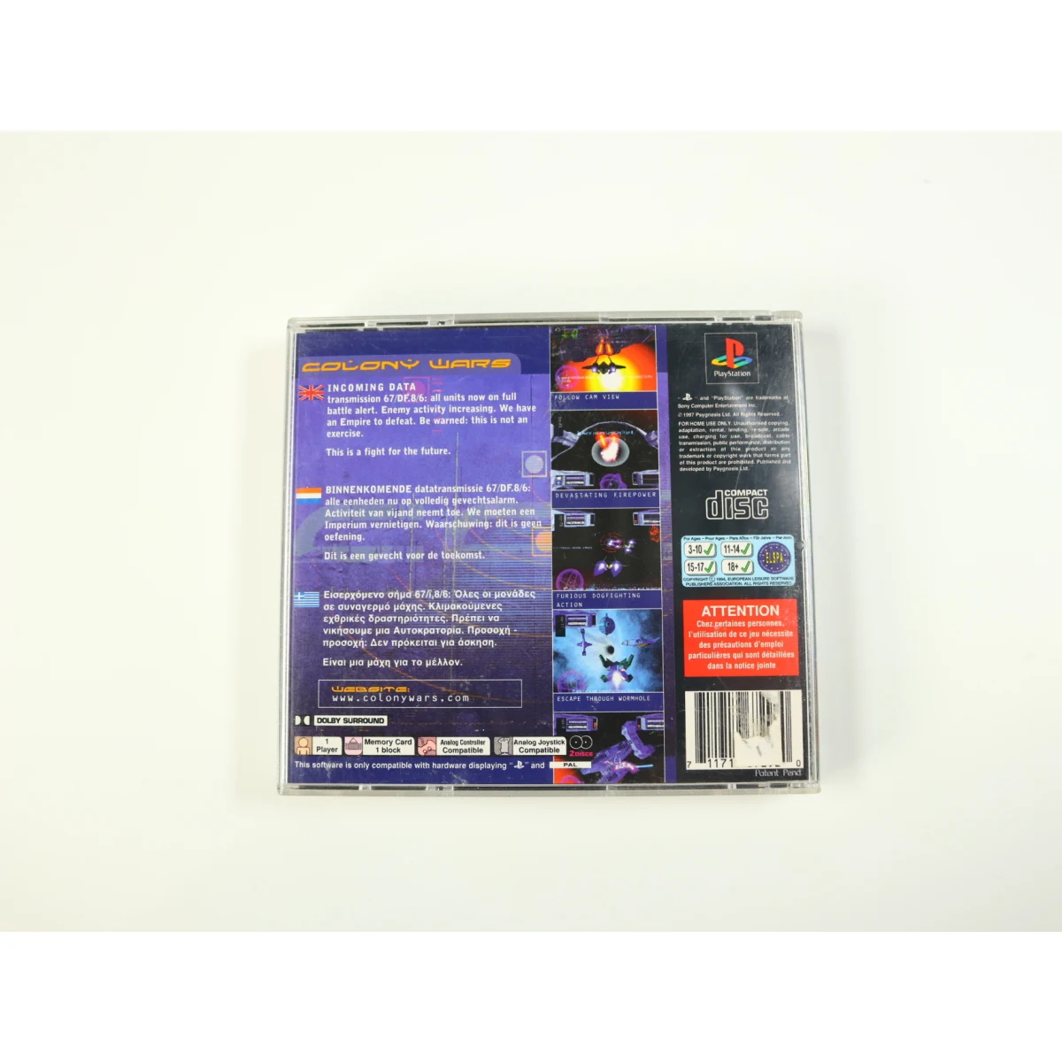 PlayStation 1 - Colony Wars - productfoto 2