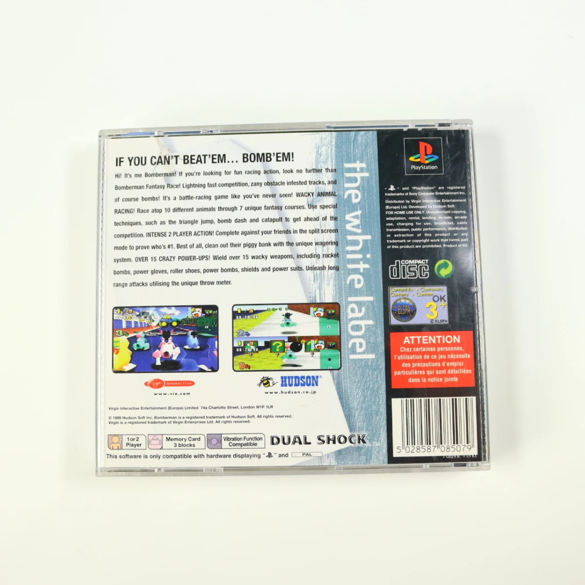 PlayStation 1 - Bomberman Fantasy Race - productfoto 2