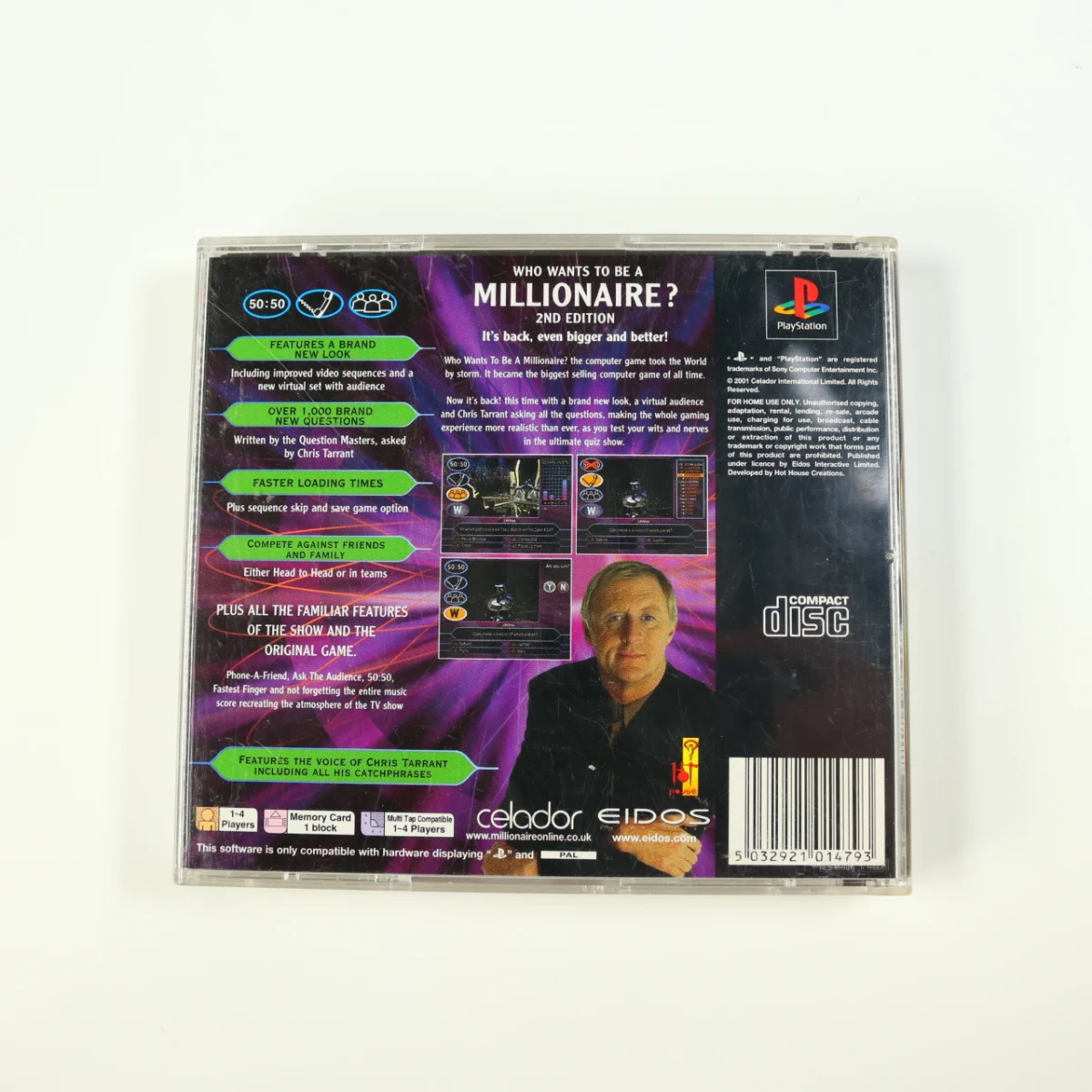 PlayStation 1 - Who Wants to Be a Millionaire - productfoto 2