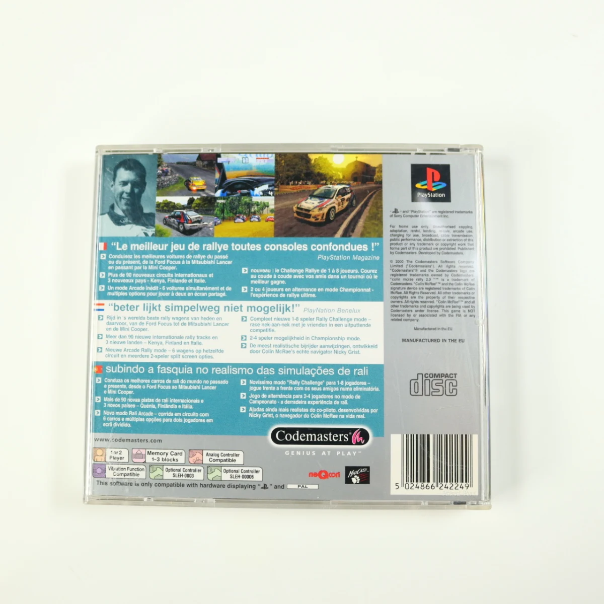 PlayStation 1 - Colin McRae Rally 2.0 [Platinum] - productfoto 2
