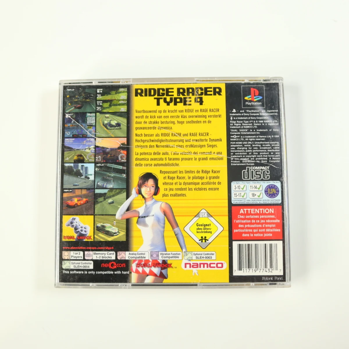 PlayStation 1 - Ridge Racer Type 4 - productfoto 2