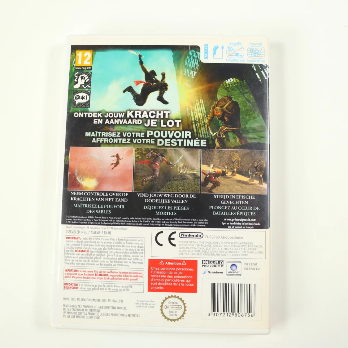 Wii - Prince of Persia: The Forgotten Sands - productfoto 2