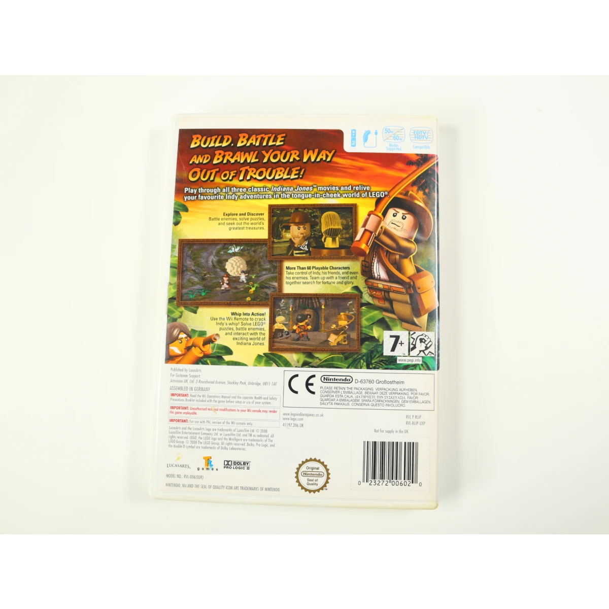 Wii - Lego Indiana Jones: The Original Adventures - productfoto 2