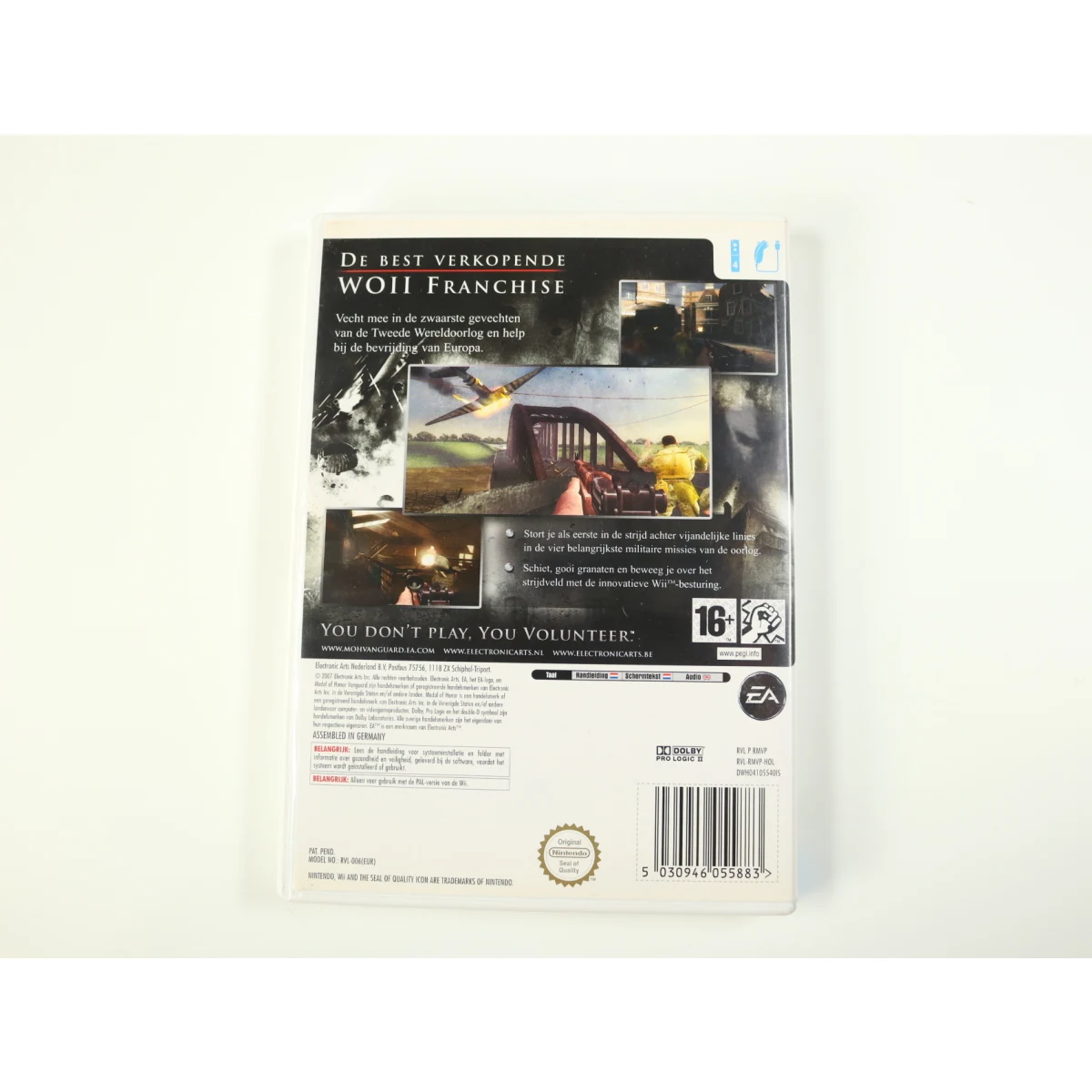 Wii - Medal of Honor: Vanguard - productfoto 2