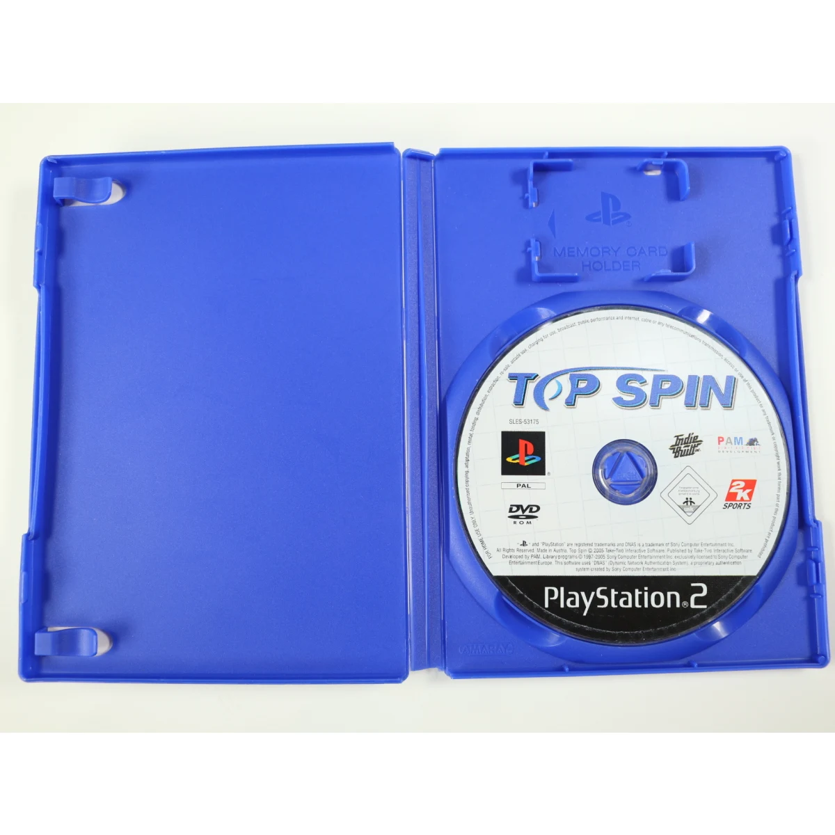 PlayStation 2 - Top Spin - productfoto 2