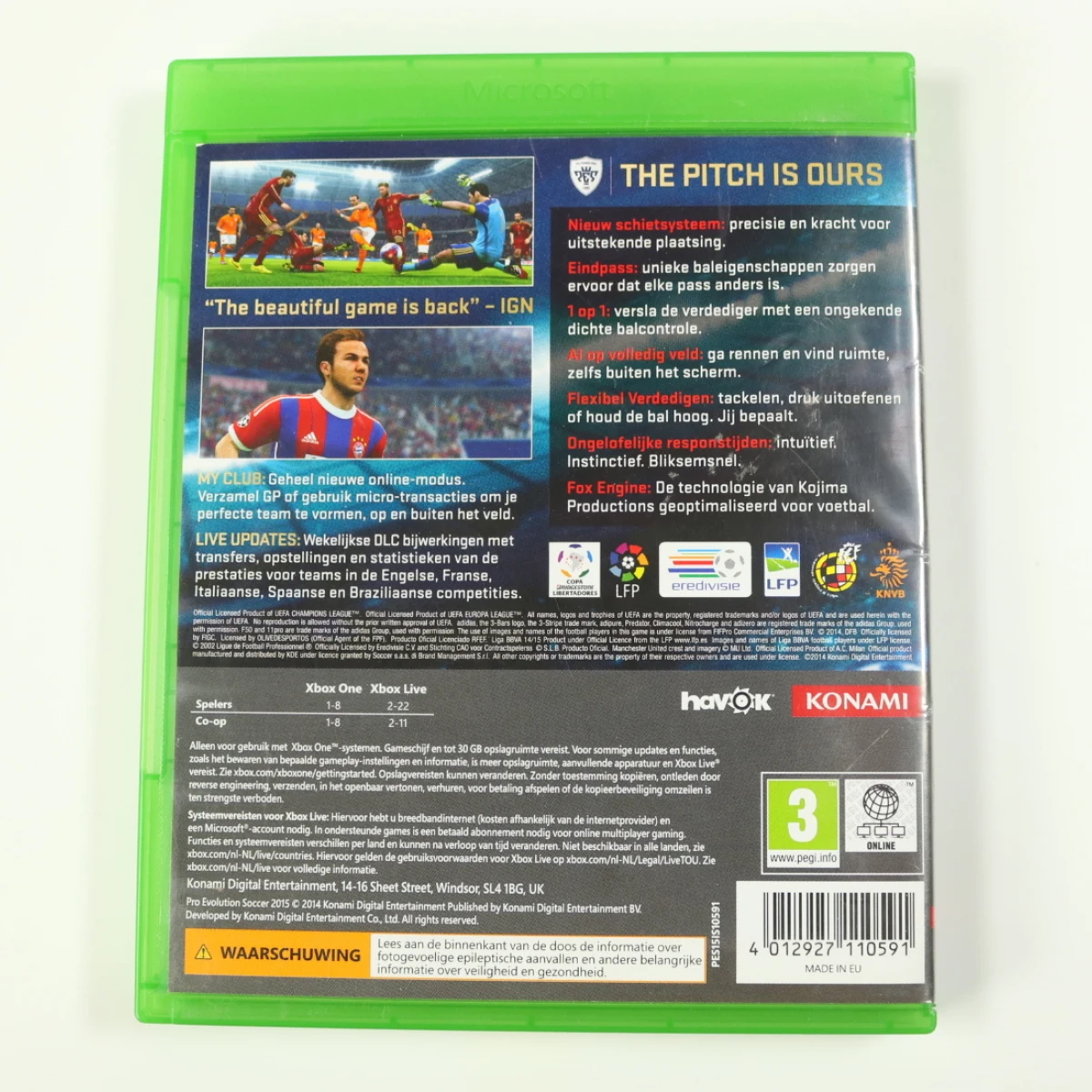 Xbox one - Pro Evolution Soccer 2015 - productfoto 2