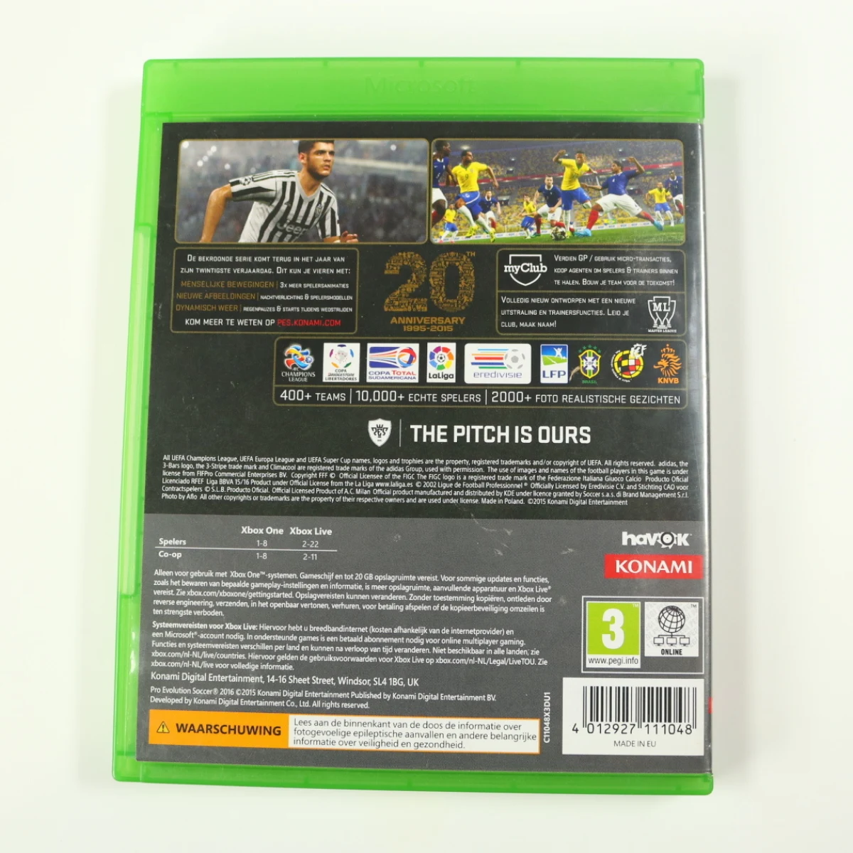 Xbox one - Pro Evolution Soccer 2016 - productfoto 2