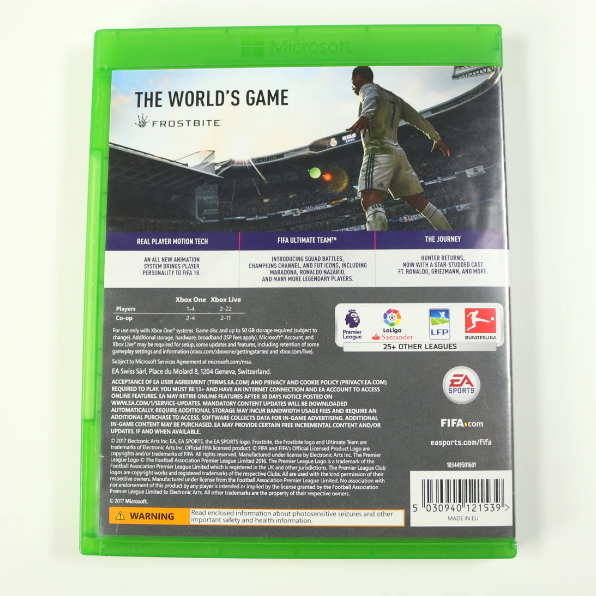 Xbox one - Fifa 18 [Gebruikt] - Gebruikt - productfoto 2