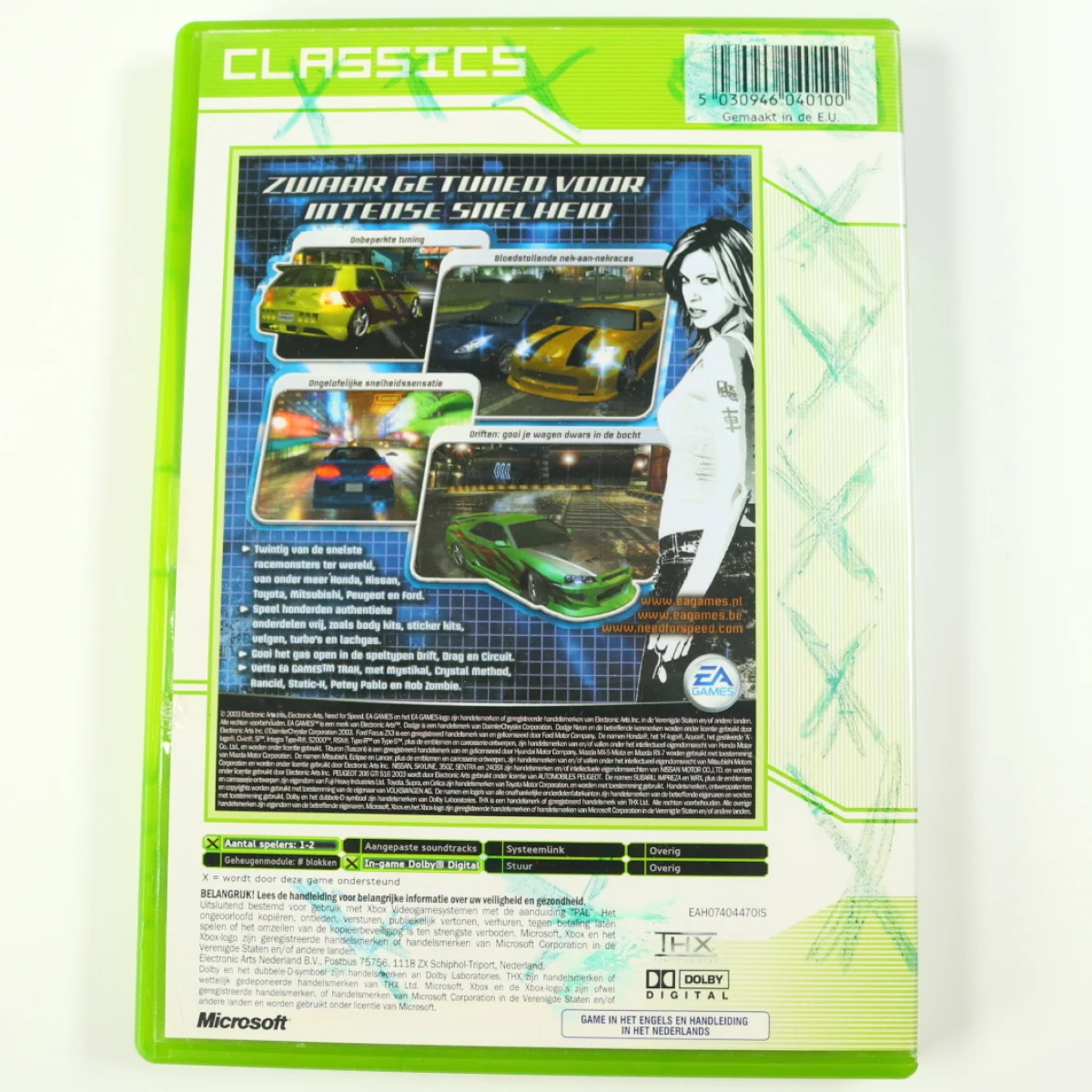 Xbox Classic - Need for Speed Underground [Classics] - productfoto 2