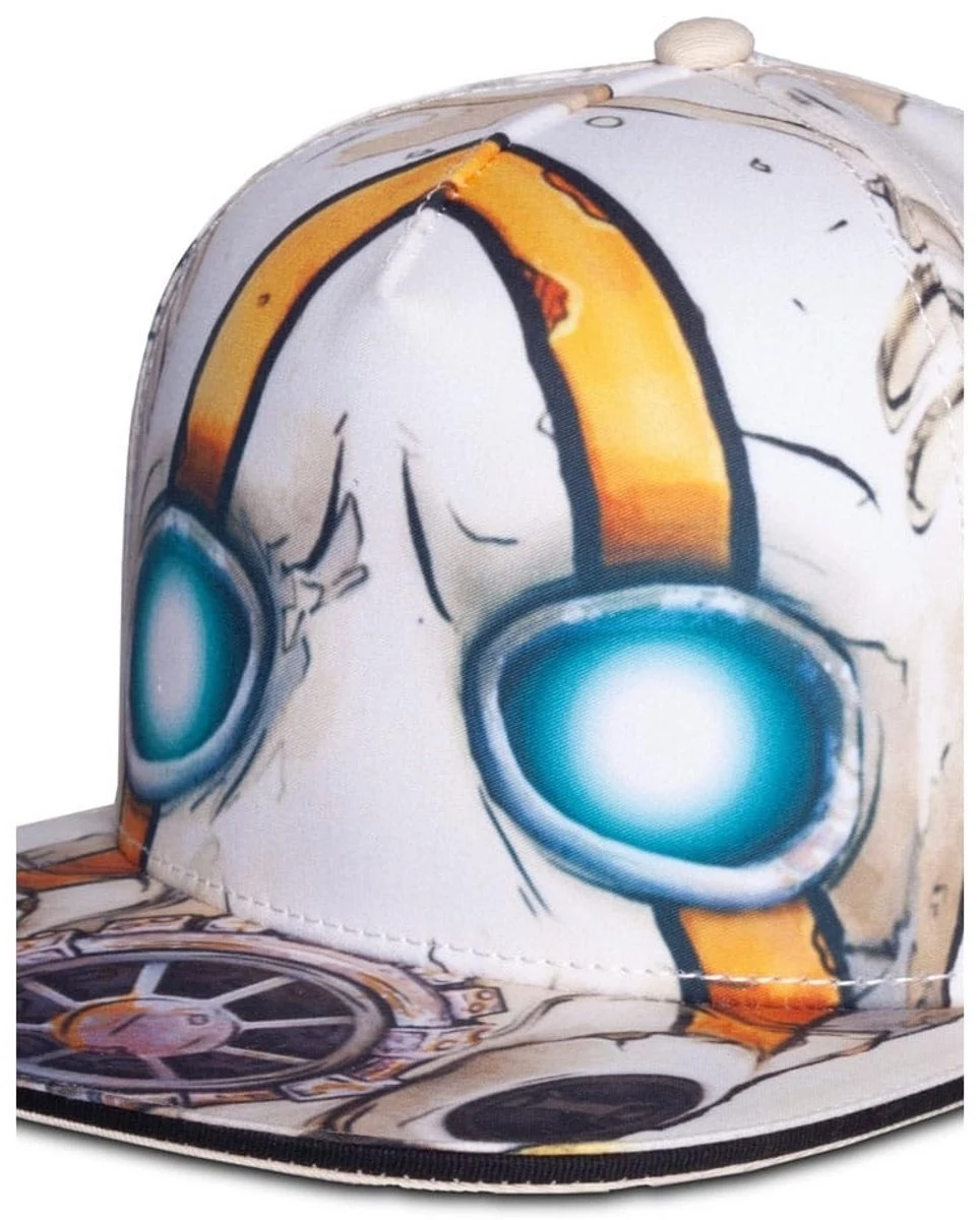 Borderlands - Psycho Novelty Snapback - Wit - productfoto 2