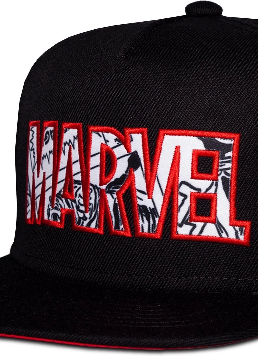 Marvel - Retro Classic Cap - Zwart - Retro - productfoto 2