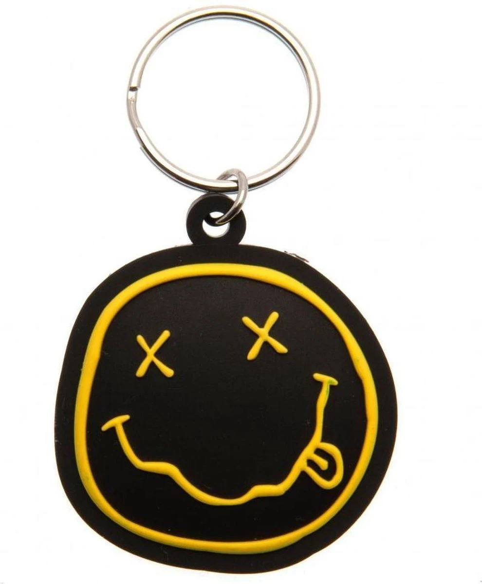 Nirvana - Smile Rubber Sleutelhanger