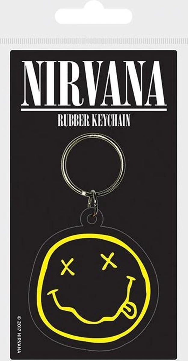 Nirvana - Smile Rubber Sleutelhanger - Nirvana - productfoto 2