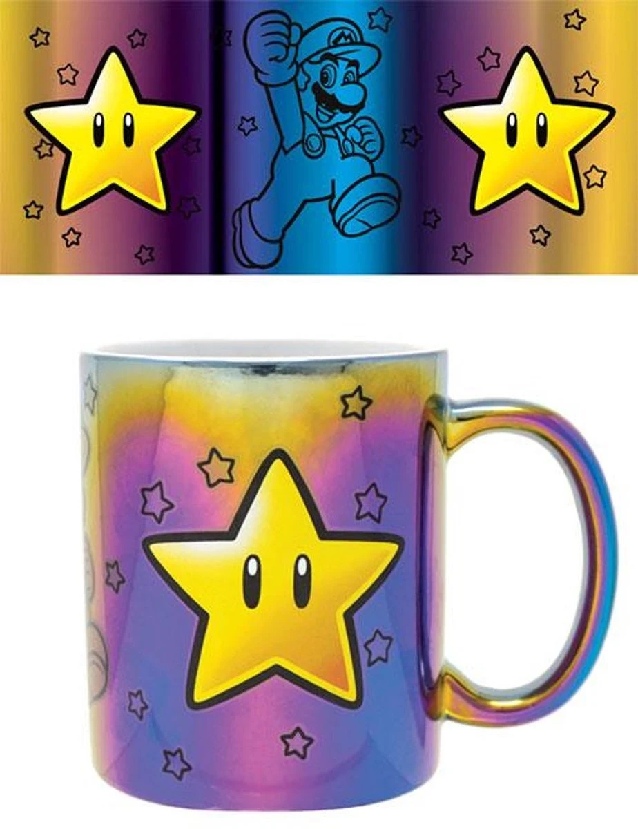 Super Mario - Metallic Star Power Mok