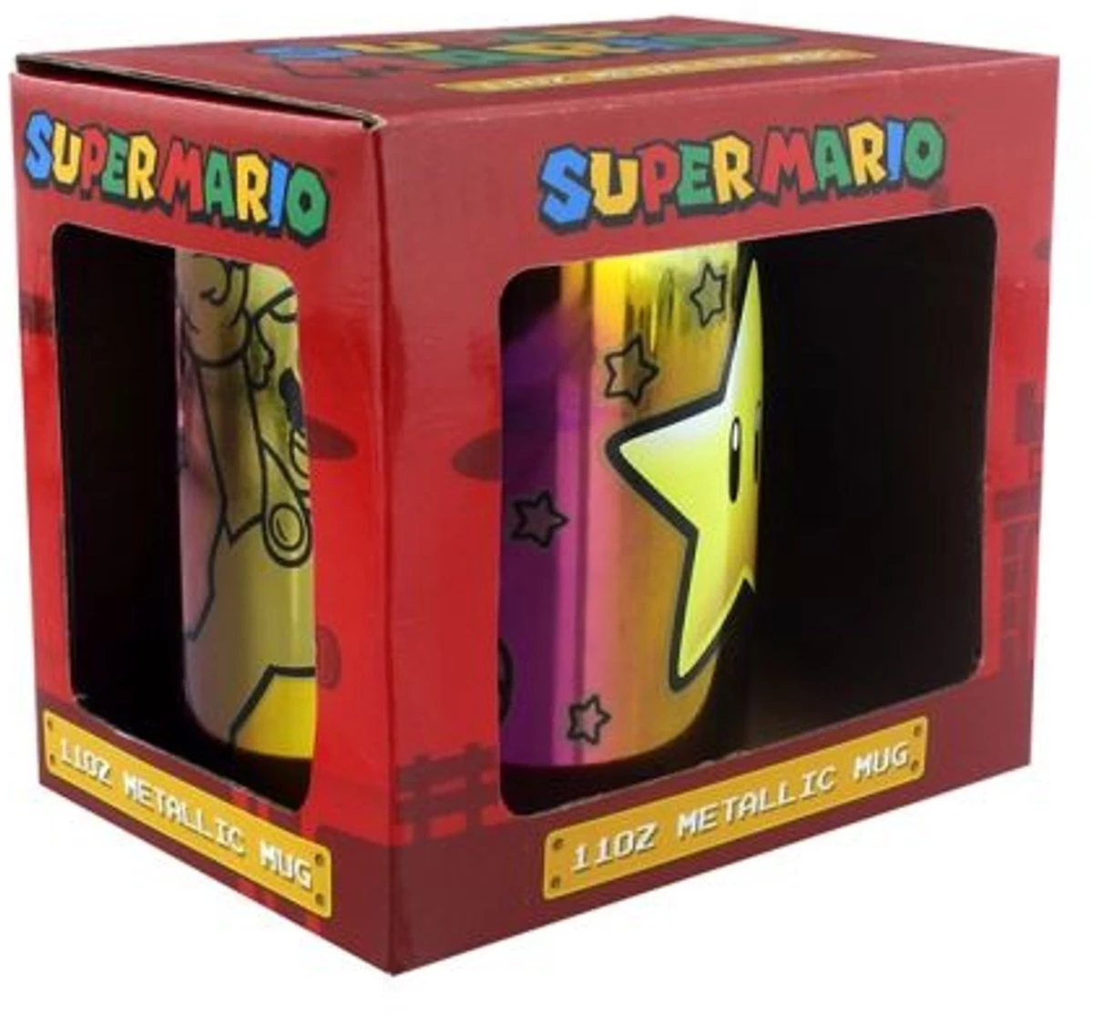 Super Mario - Metallic Star Power Mok - productfoto 2