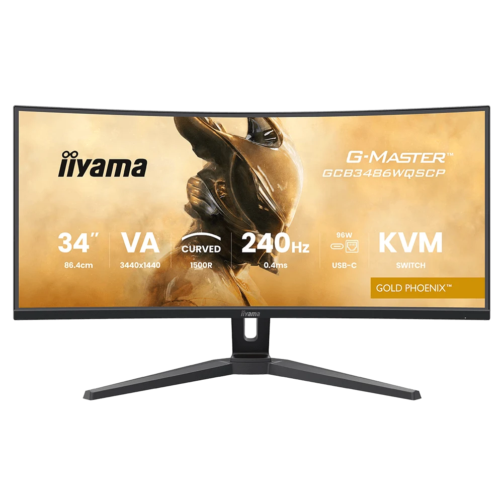 G-Master GCB3486WQSCP-B1 | WQHD - Ultrawide - Curved - 240hz - 0,4ms - VA - 34 inch - Iiyama - productfoto 2